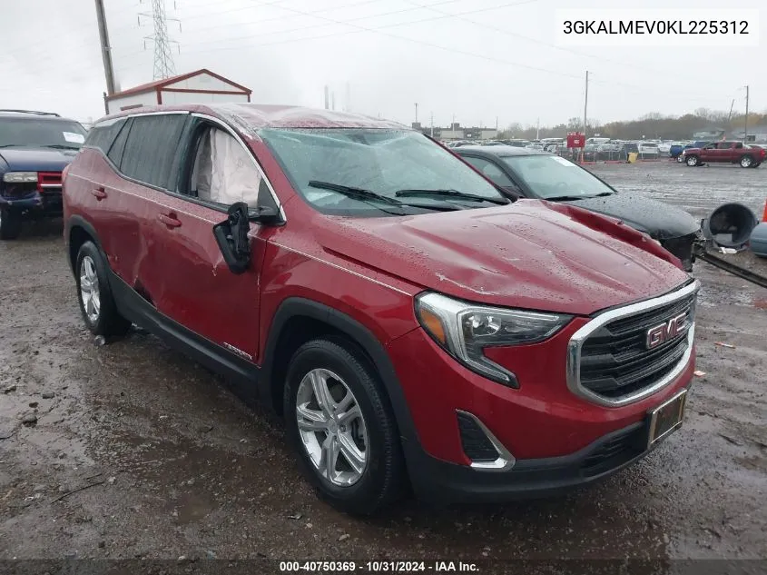 2019 GMC Terrain Sle VIN: 3GKALMEV0KL225312 Lot: 40750369