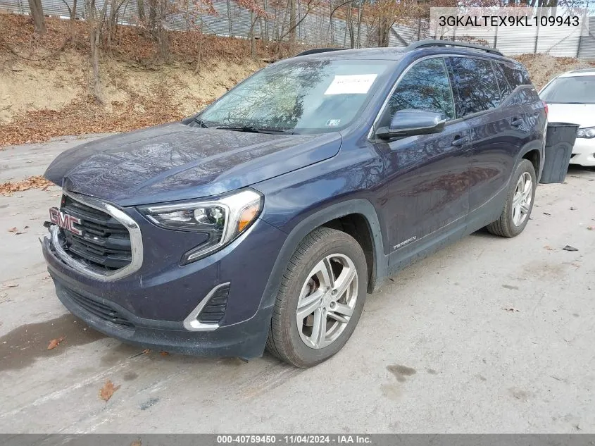 2019 GMC Terrain Sle VIN: 3GKALTEX9KL109943 Lot: 40759450