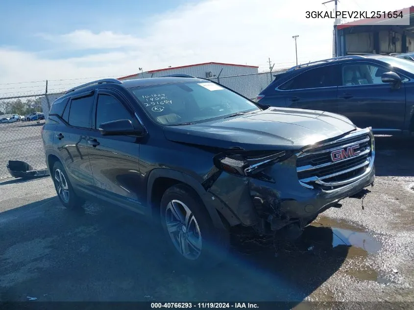 2019 GMC Terrain Slt VIN: 3GKALPEV2KL251654 Lot: 40766293