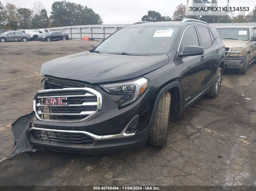 2019 GMC Terrain Slt VIN: 3GKALPEX1KL134553 Lot: 40769464