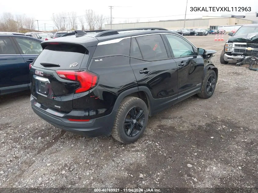 2019 GMC Terrain Sle VIN: 3GKALTEVXKL112963 Lot: 40769921