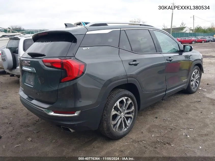 2019 GMC Terrain Slt VIN: 3GKALPEXXKL380534 Lot: 40776364