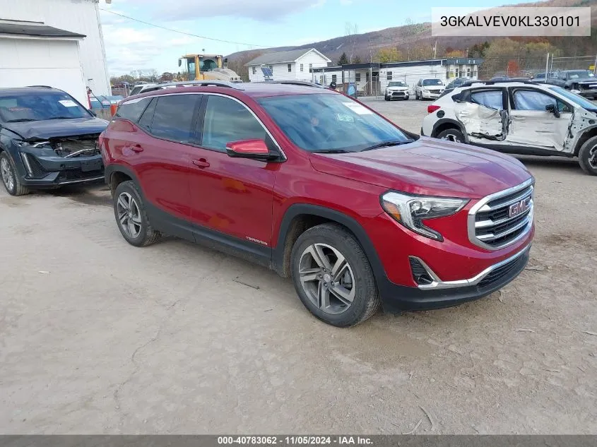 2019 GMC Terrain Slt VIN: 3GKALVEV0KL330101 Lot: 40783062