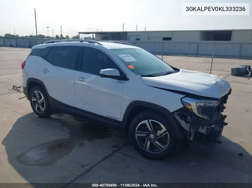 2019 GMC Terrain Slt VIN: 3GKALPEV0KL333236 Lot: 40789490