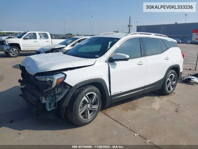 2019 GMC Terrain Slt VIN: 3GKALPEV0KL333236 Lot: 40789490