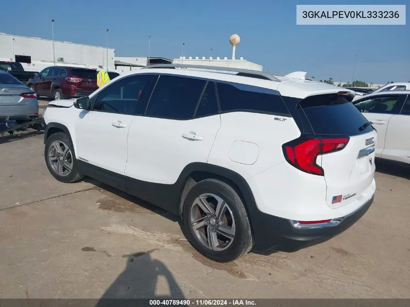 2019 GMC Terrain Slt VIN: 3GKALPEV0KL333236 Lot: 40789490