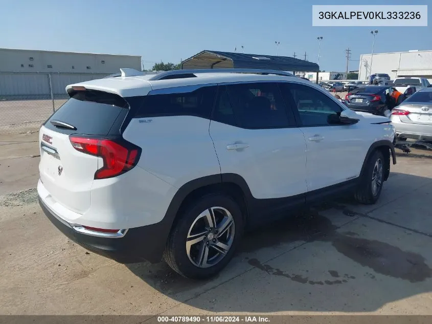 2019 GMC Terrain Slt VIN: 3GKALPEV0KL333236 Lot: 40789490