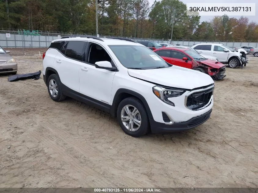 2019 GMC Terrain Sle VIN: 3GKALMEV5KL387131 Lot: 40793125