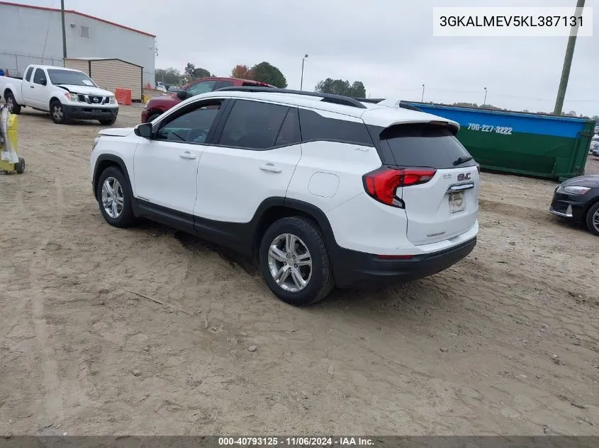 2019 GMC Terrain Sle VIN: 3GKALMEV5KL387131 Lot: 40793125