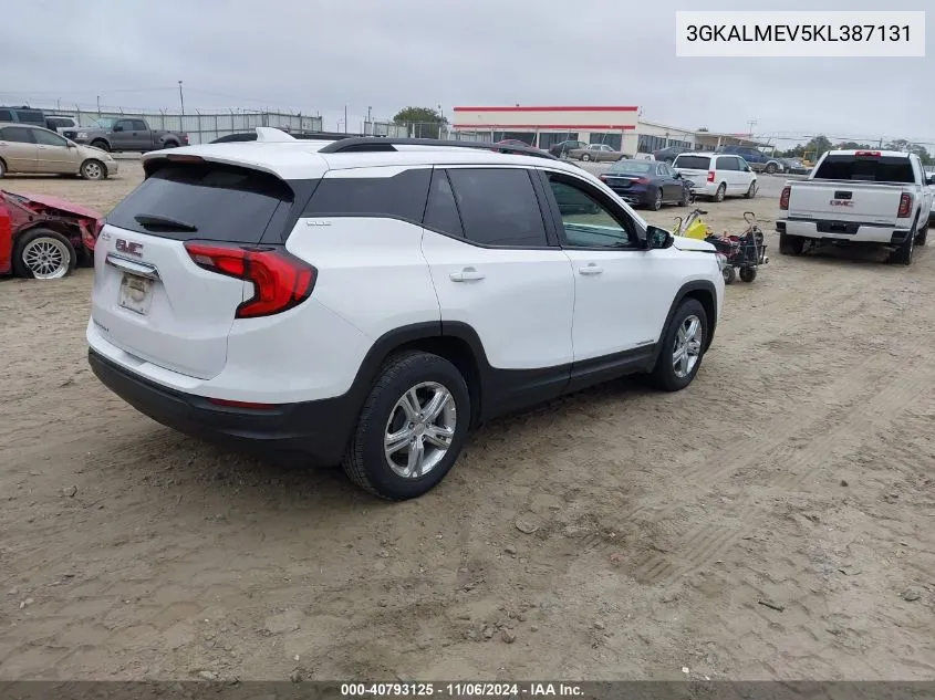 2019 GMC Terrain Sle VIN: 3GKALMEV5KL387131 Lot: 40793125