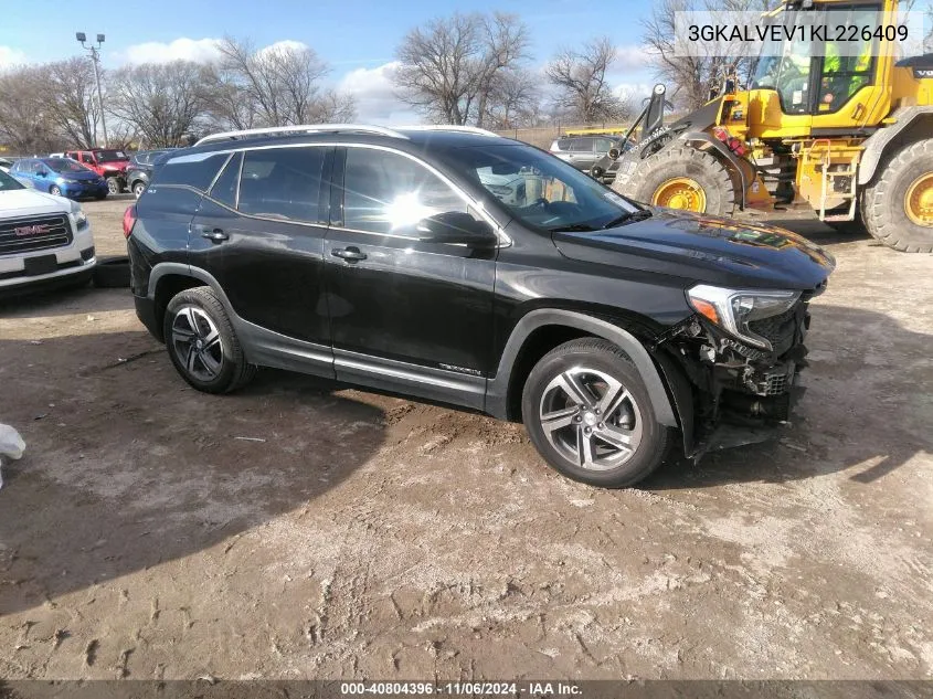 2019 GMC Terrain Slt VIN: 3GKALVEV1KL226409 Lot: 40804396