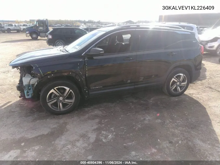 2019 GMC Terrain Slt VIN: 3GKALVEV1KL226409 Lot: 40804396