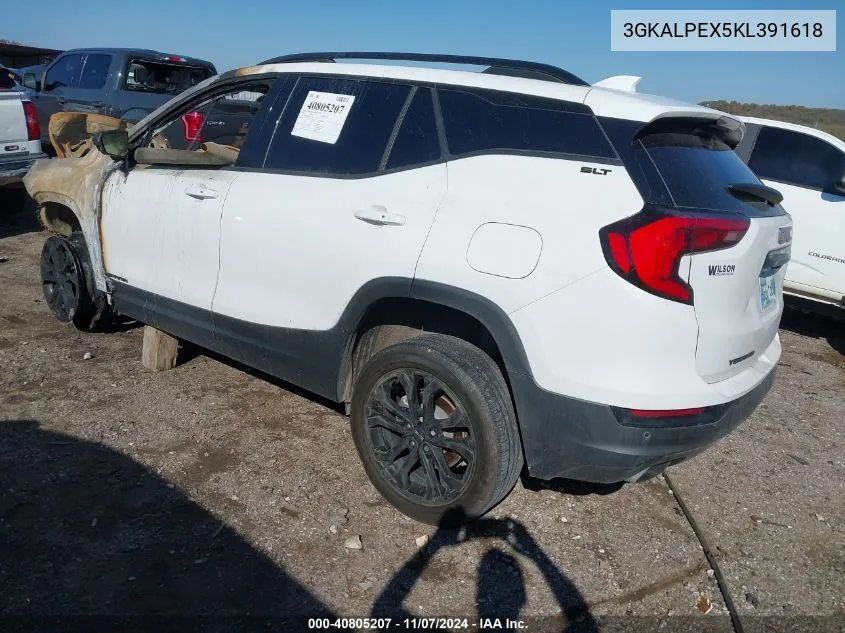 2019 GMC Terrain Slt VIN: 3GKALPEX5KL391618 Lot: 40805207