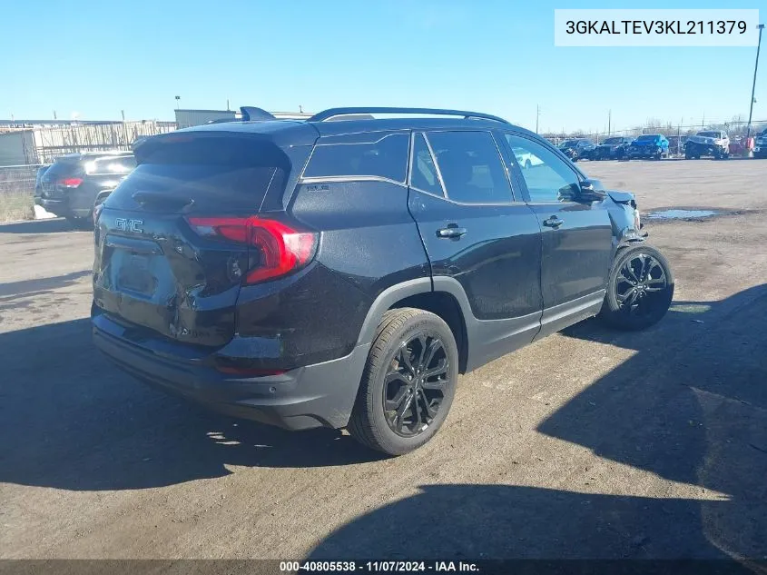 2019 GMC Terrain Sle VIN: 3GKALTEV3KL211379 Lot: 40805538