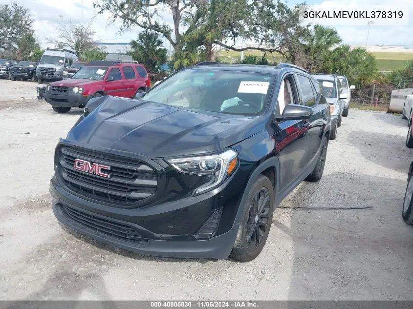 2019 GMC Terrain Sle VIN: 3GKALMEV0KL378319 Lot: 40805830