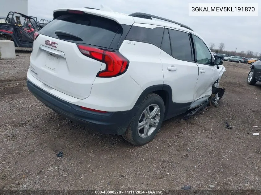 3GKALMEV5KL191870 2019 GMC Terrain Sle