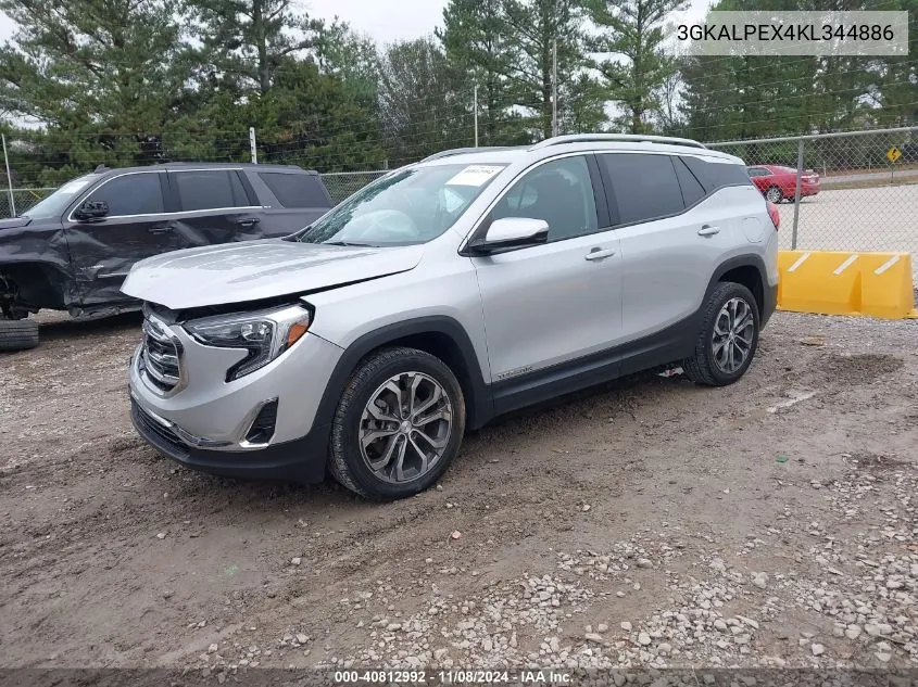 2019 GMC Terrain Slt VIN: 3GKALPEX4KL344886 Lot: 40812992