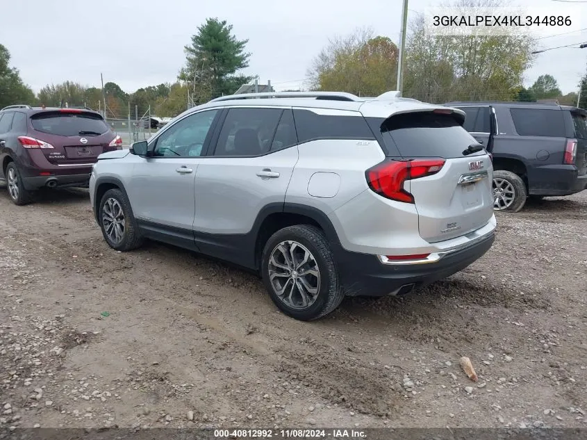 2019 GMC Terrain Slt VIN: 3GKALPEX4KL344886 Lot: 40812992