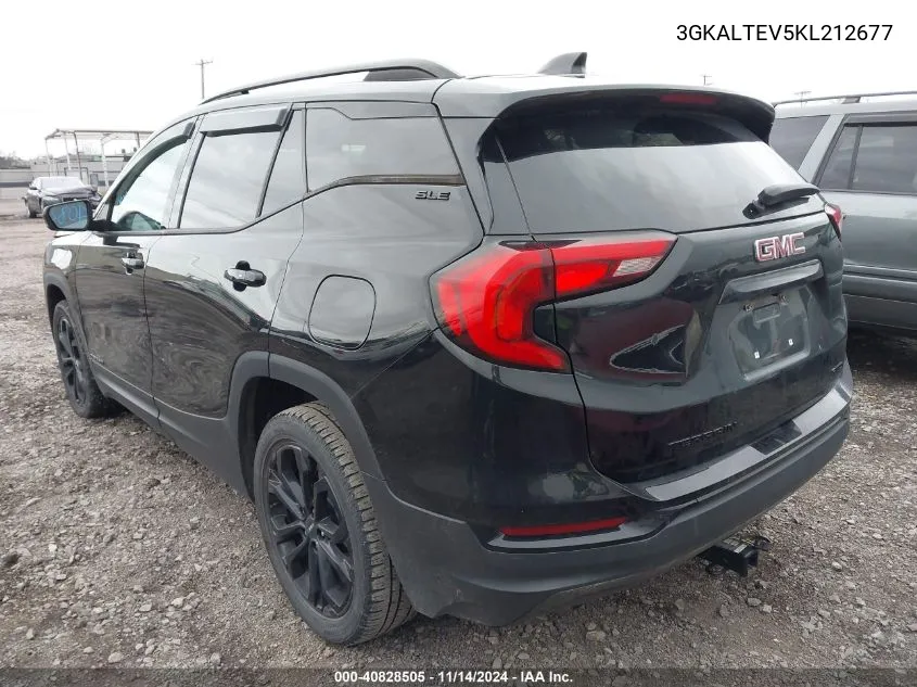 2019 GMC Terrain Sle VIN: 3GKALTEV5KL212677 Lot: 40828505