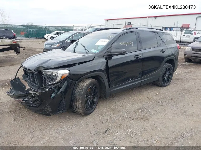 2019 GMC Terrain Sle VIN: 3GKALTEX4KL200473 Lot: 40840169