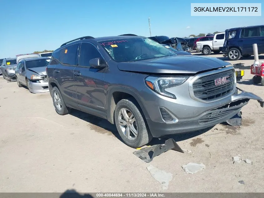 3GKALMEV2KL171172 2019 GMC Terrain Sle