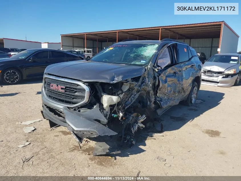 3GKALMEV2KL171172 2019 GMC Terrain Sle