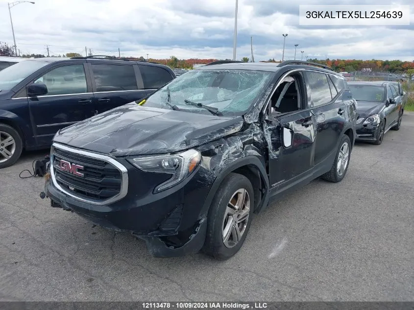 2020 GMC Terrain VIN: 3GKALTEX5LL254639 Lot: 12113478