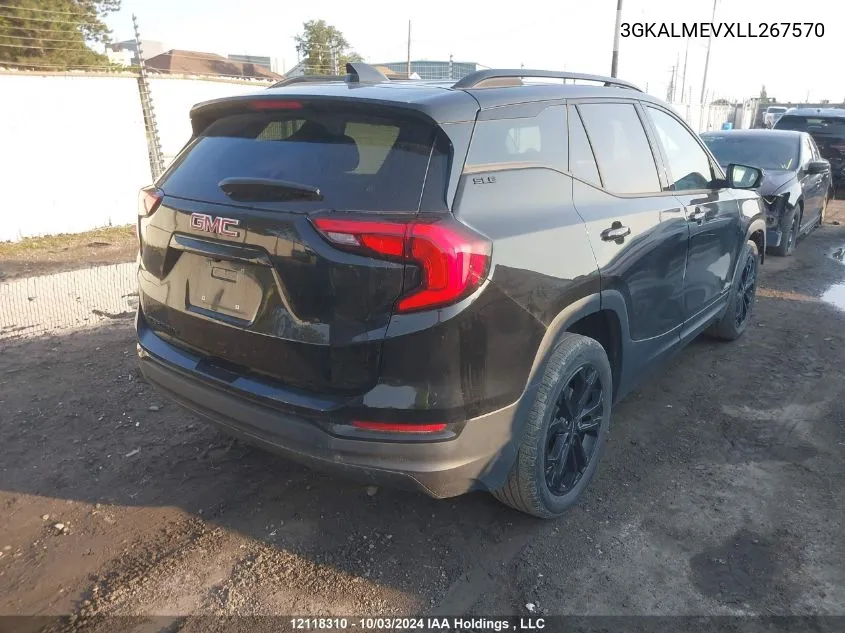 3GKALMEVXLL267570 2020 GMC Terrain Sle