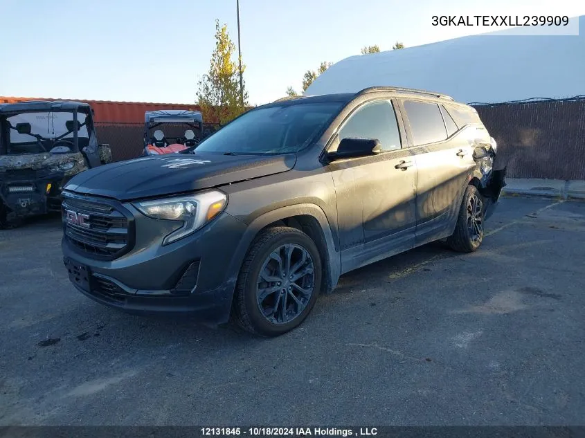 2020 GMC Terrain VIN: 3GKALTEXXLL239909 Lot: 12131845