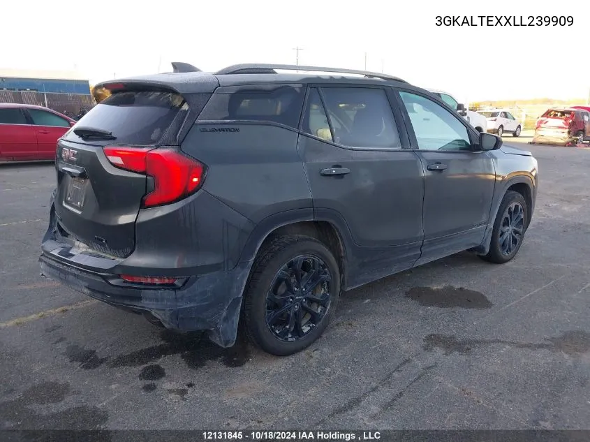 2020 GMC Terrain VIN: 3GKALTEXXLL239909 Lot: 12131845