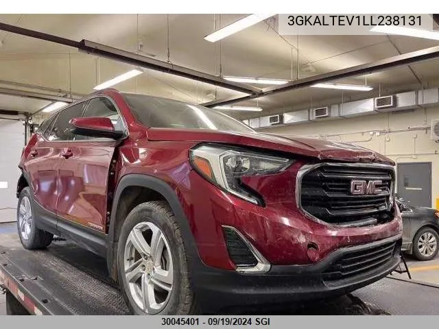 2020 GMC Terrain Sle VIN: 3GKALTEV1LL238131 Lot: 30045401