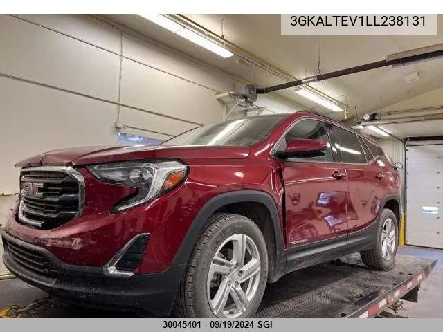 2020 GMC Terrain Sle VIN: 3GKALTEV1LL238131 Lot: 30045401