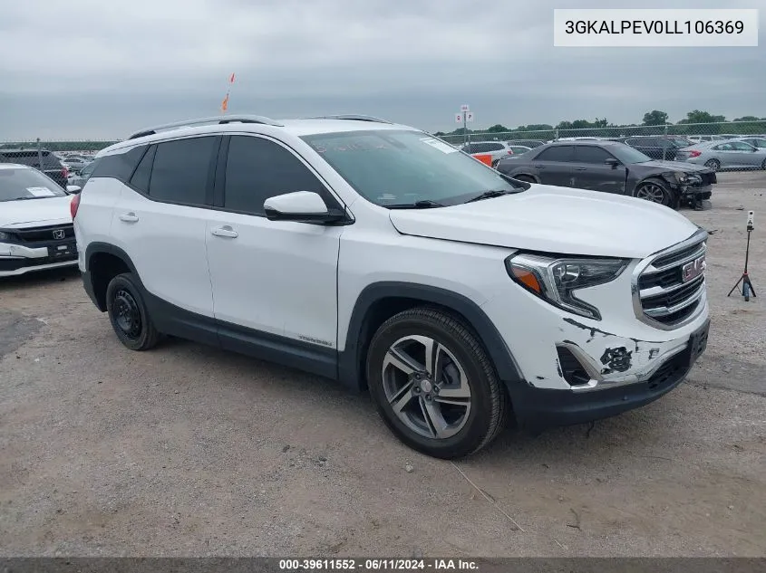 2020 GMC Terrain Fwd Slt VIN: 3GKALPEV0LL106369 Lot: 39611552