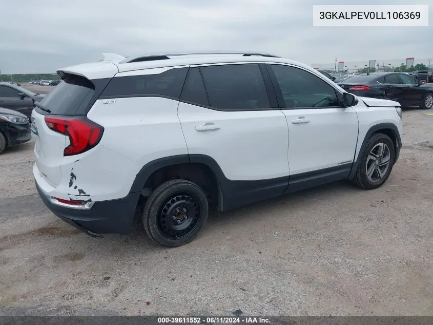 2020 GMC Terrain Fwd Slt VIN: 3GKALPEV0LL106369 Lot: 39611552