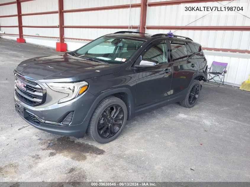 2020 GMC Terrain Awd Sle VIN: 3GKALTEV7LL198704 Lot: 39638545