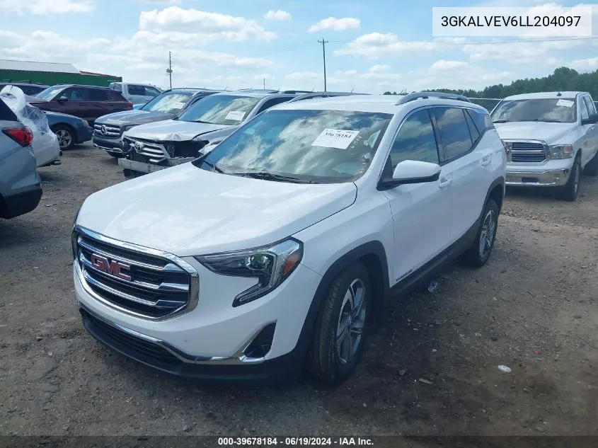 2020 GMC Terrain Awd Slt VIN: 3GKALVEV6LL204097 Lot: 39678184