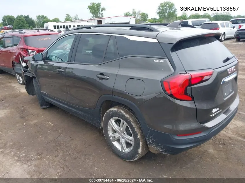 3GKALMEV5LL138667 2020 GMC Terrain Fwd Sle