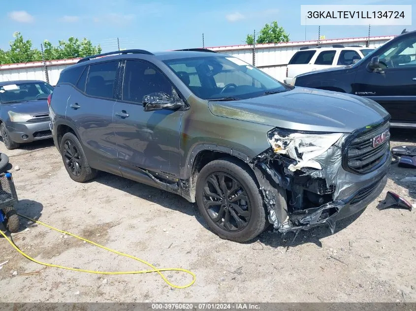 2020 GMC Terrain Awd Sle VIN: 3GKALTEV1LL134724 Lot: 39760620