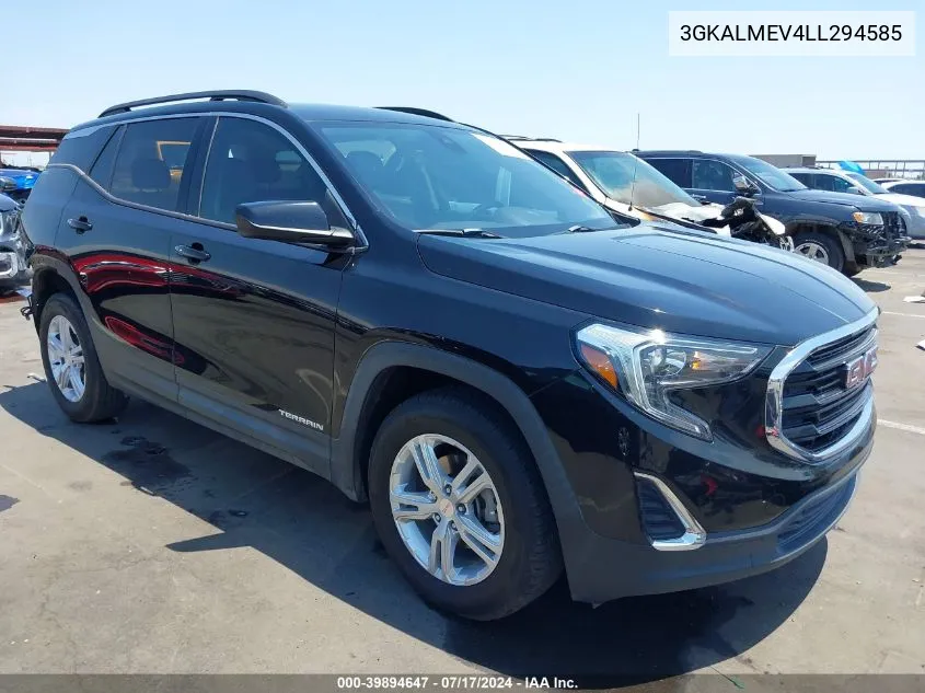 2020 GMC Terrain Fwd Sle VIN: 3GKALMEV4LL294585 Lot: 39894647