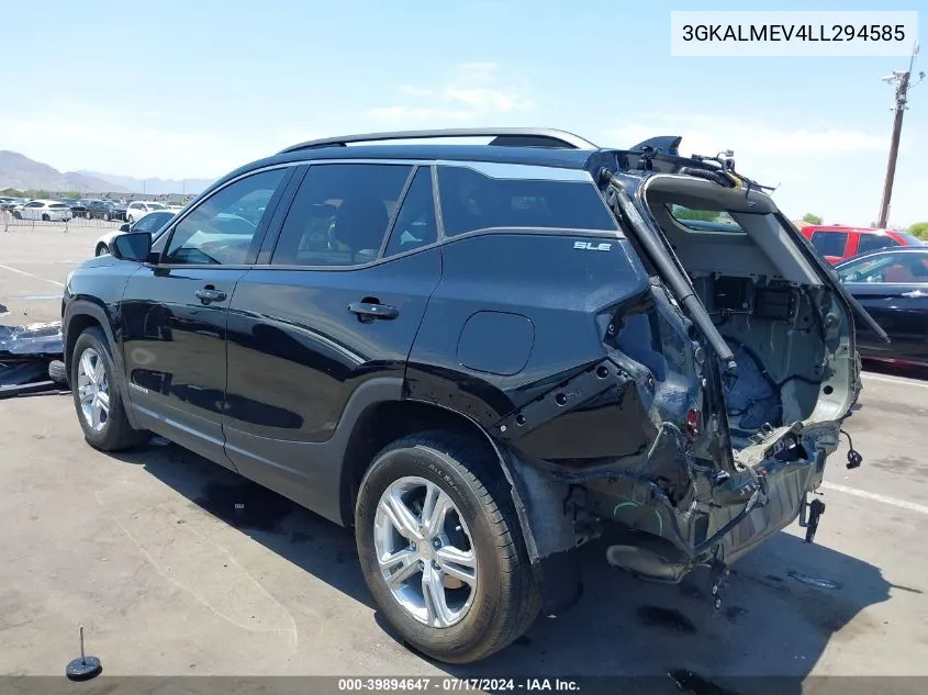 3GKALMEV4LL294585 2020 GMC Terrain Fwd Sle