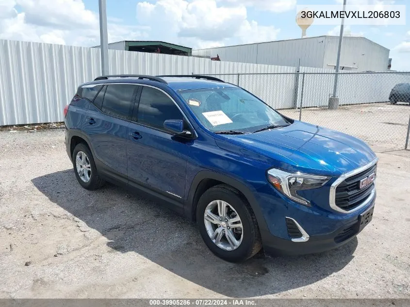 2020 GMC Terrain Fwd Sle VIN: 3GKALMEVXLL206803 Lot: 39905286