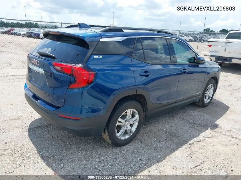 2020 GMC Terrain Fwd Sle VIN: 3GKALMEVXLL206803 Lot: 39905286