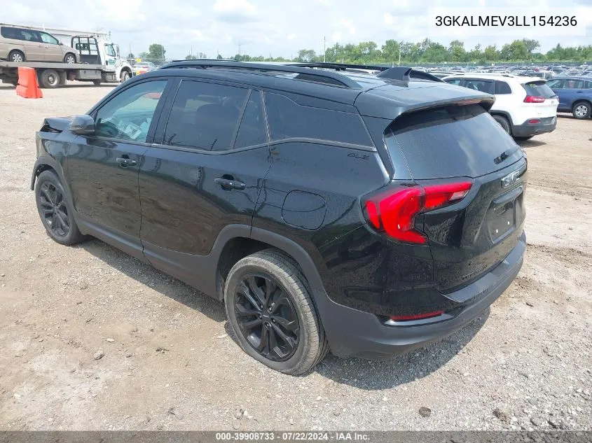 2020 GMC Terrain Fwd Sle VIN: 3GKALMEV3LL154236 Lot: 39908733