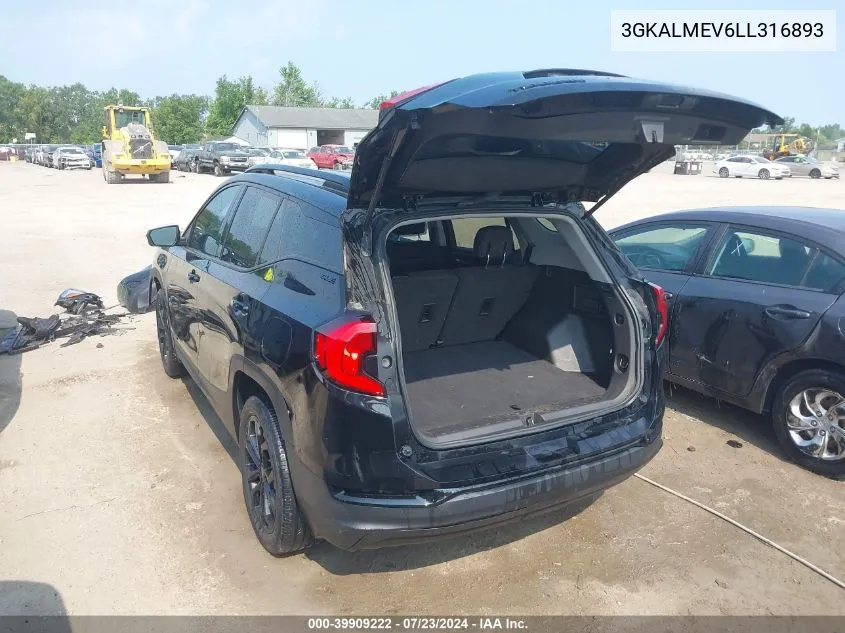 3GKALMEV6LL316893 2020 GMC Terrain Fwd Sle