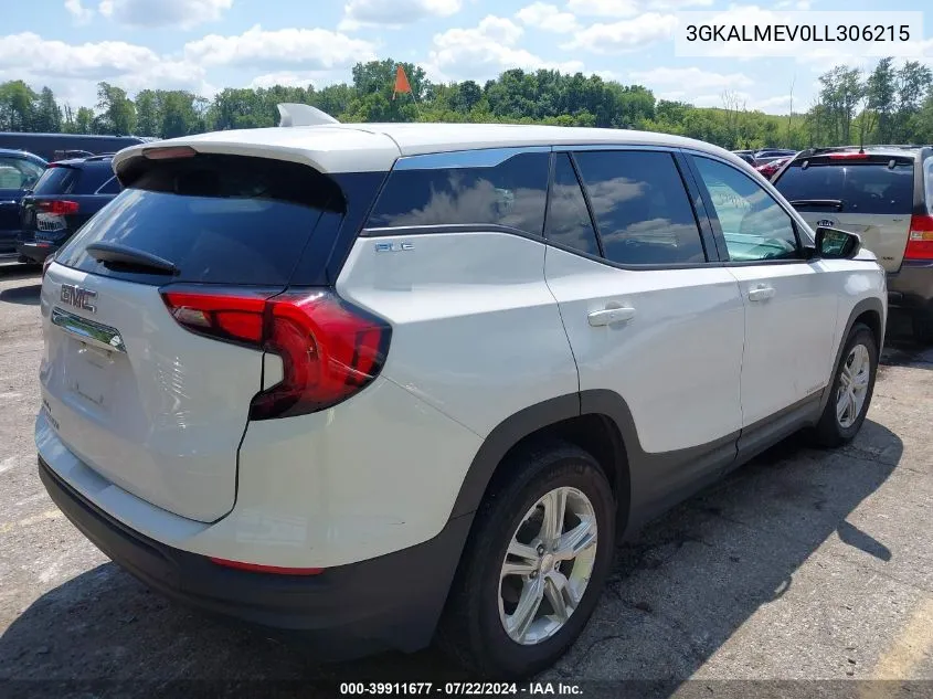 2020 GMC Terrain Fwd Sle VIN: 3GKALMEV0LL306215 Lot: 39911677