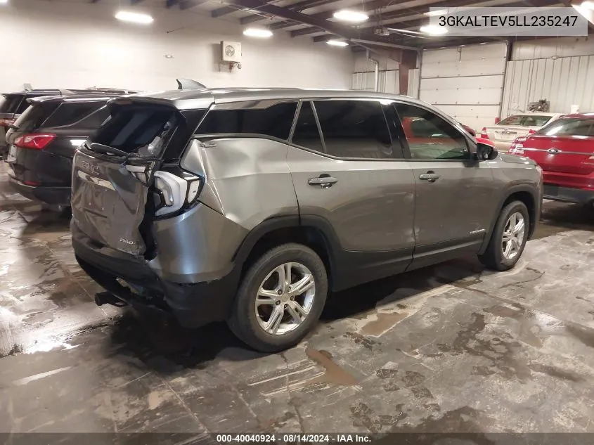 2020 GMC Terrain Awd Sle VIN: 3GKALTEV5LL235247 Lot: 40040924