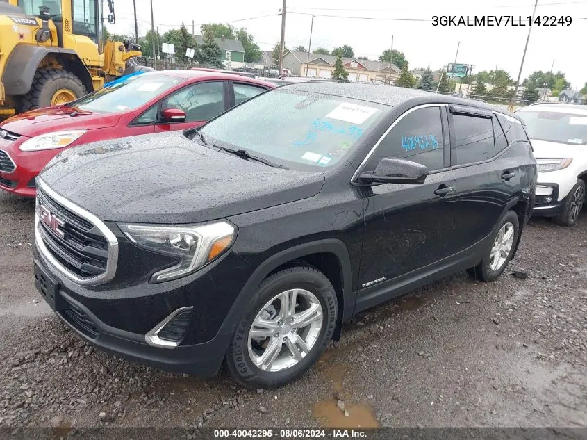 2020 GMC Terrain Fwd Sle VIN: 3GKALMEV7LL142249 Lot: 40042295