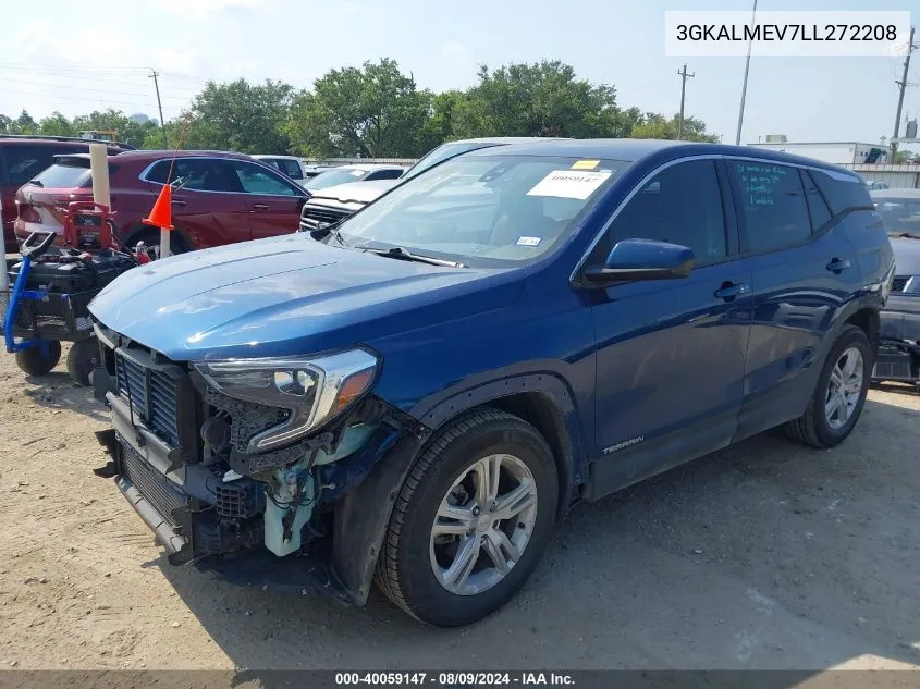 3GKALMEV7LL272208 2020 GMC Terrain Fwd Sle