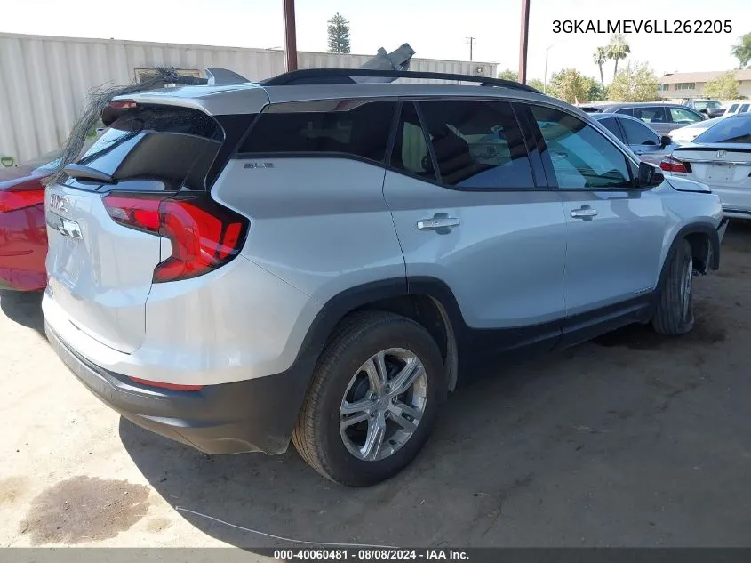 3GKALMEV6LL262205 2020 GMC Terrain Fwd Sle