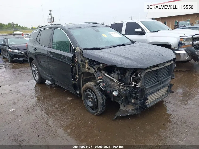 2020 GMC Terrain Awd Slt VIN: 3GKALVEV9LL115558 Lot: 40074177